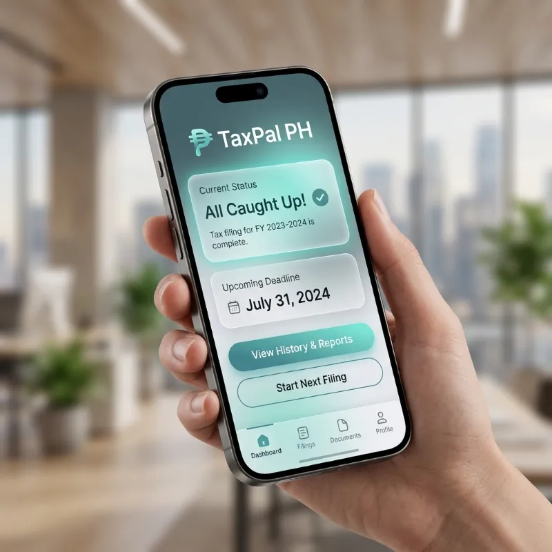 TaxPal PH App Mockup